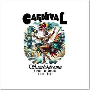 Rio Carnival 2024 Sambadrome Parade Classic Posters and Art